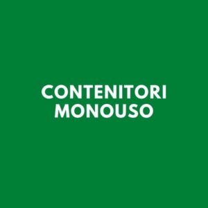 Contenitori monouso