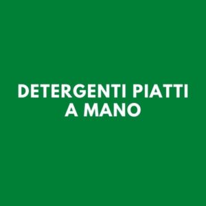 Detergenti piatti a mano